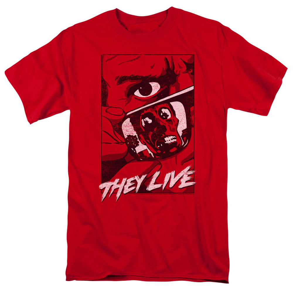 THEY LIVE : GRAPHIC POSTER S\S ADULT 18\1 RED 5X