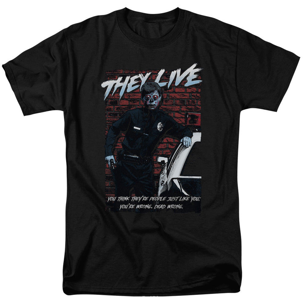 THEY LIVE : DEAD WRONG S\S ADULT 18\1 Black 2X