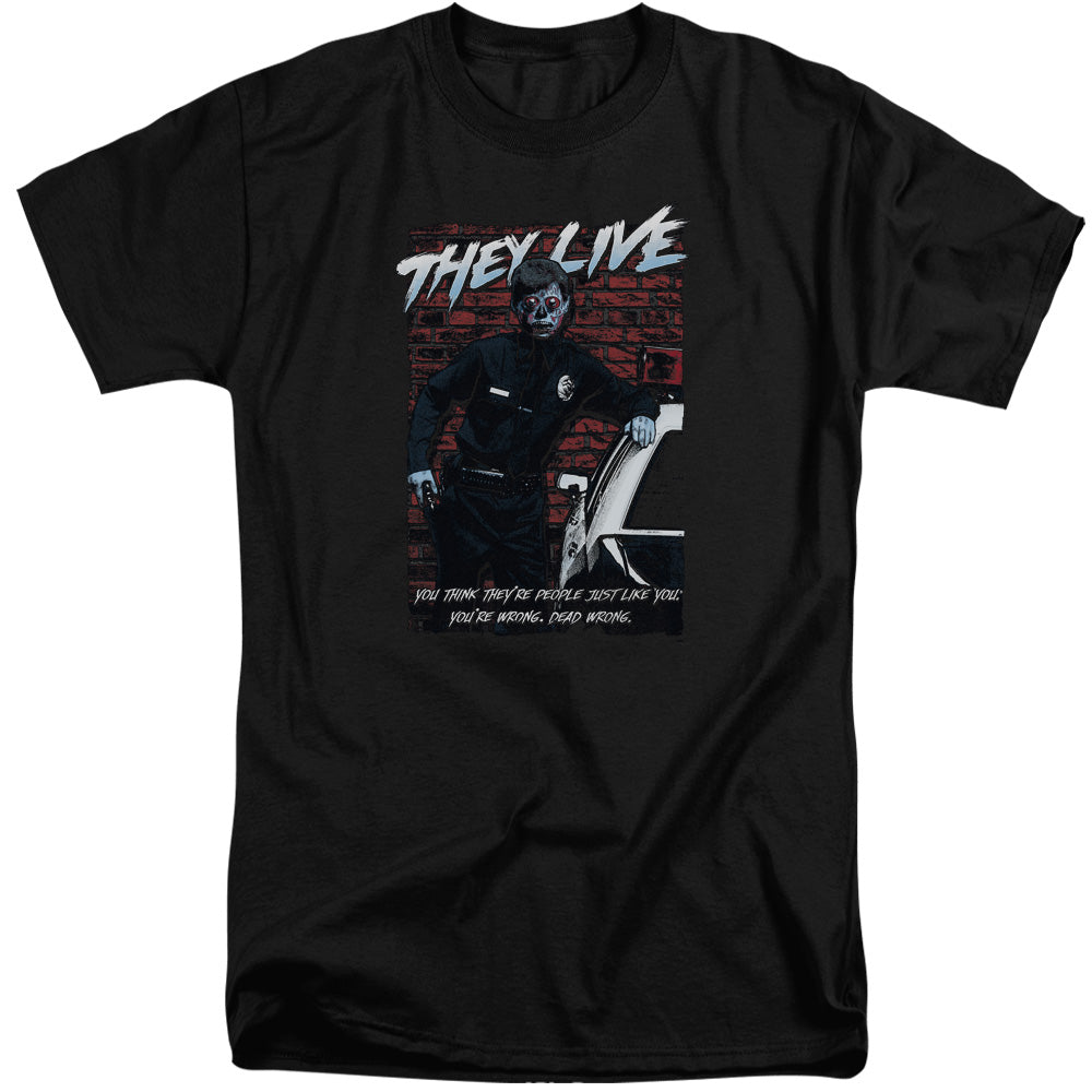 THEY LIVE : DEAD WRONG S\S ADULT TALL BLACK 2X