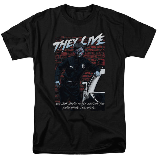 THEY LIVE : DEAD WRONG S\S ADULT 18\1 Black SM