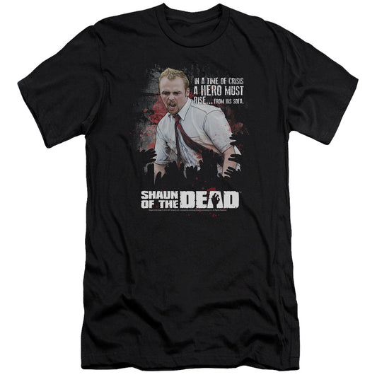 SHAUN OF THE DEAD : HERO MUST RISE PREMIUM CANVAS ADULT SLIM FIT 30\1 BLACK XL