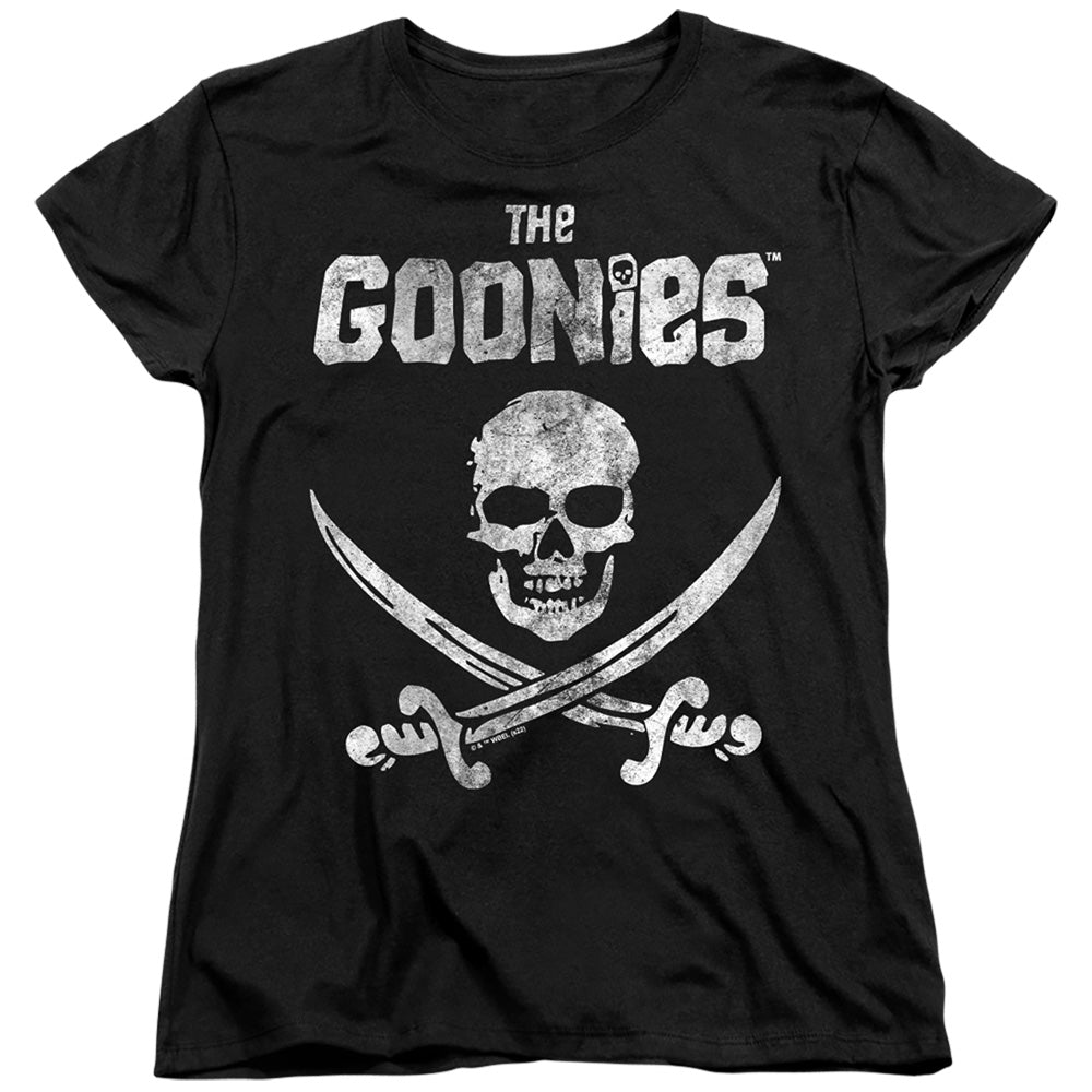 THE GOONIES : FLAG 1 WOMENS SHORT SLEEVE Black 2X