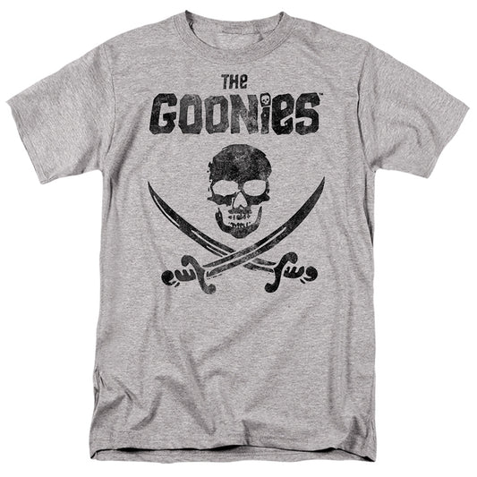 THE GOONIES : FLAG 2 S\S ADULT 18\1 Athletic Heather LG