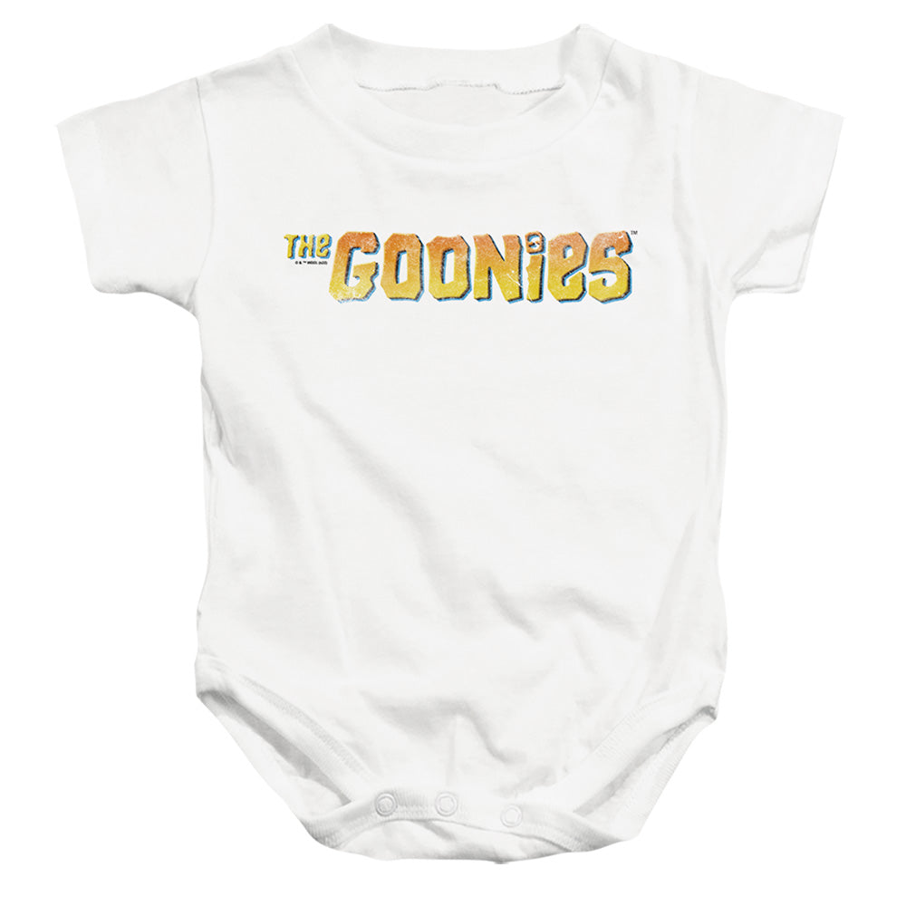 THE GOONIES : LOGO INFANT SNAPSUIT White LG (18 Mo)