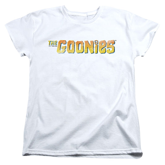 THE GOONIES : LOGO WOMENS SHORT SLEEVE White 2X