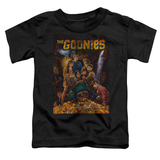 THE GOONIES : POSTER S\S TODDLER TEE Black LG (4T)