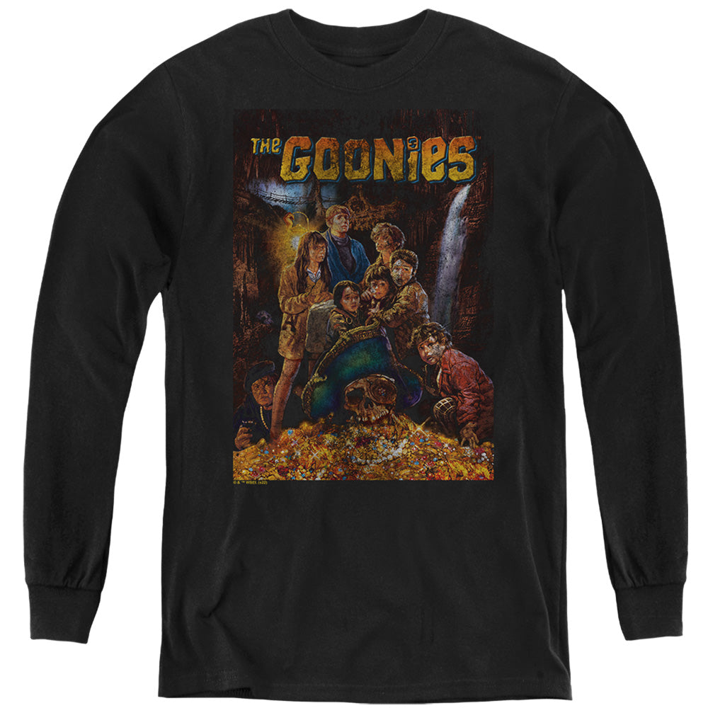 THE GOONIES : POSTER L\S YOUTH Black LG