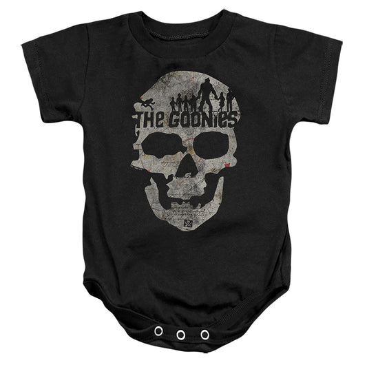 THE GOONIES : SKULL 1 INFANT SNAPSUIT Black LG (18 Mo)