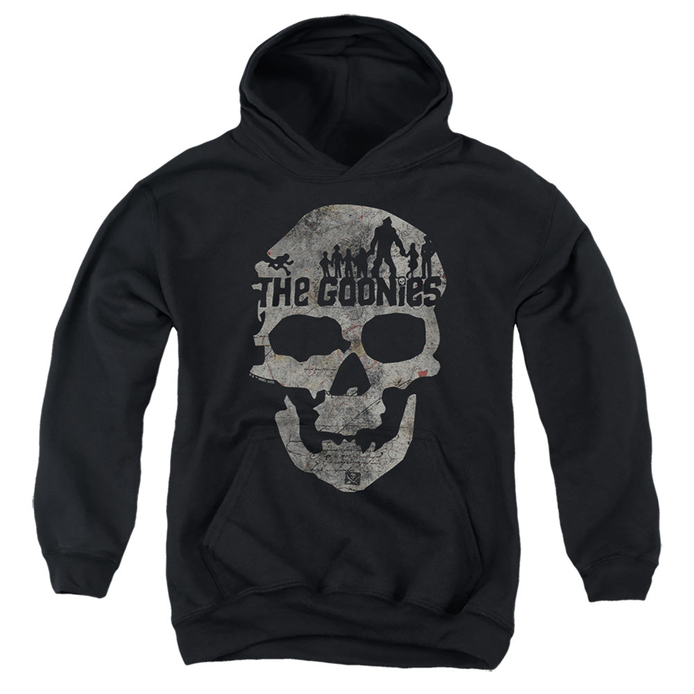 THE GOONIES : SKULL 1 YOUTH PULL OVER HOODIE Black LG