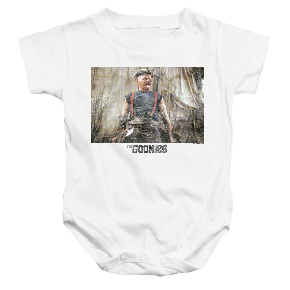 THE GOONIES : SLOTH 2 INFANT SNAPSUIT White LG (18 Mo)