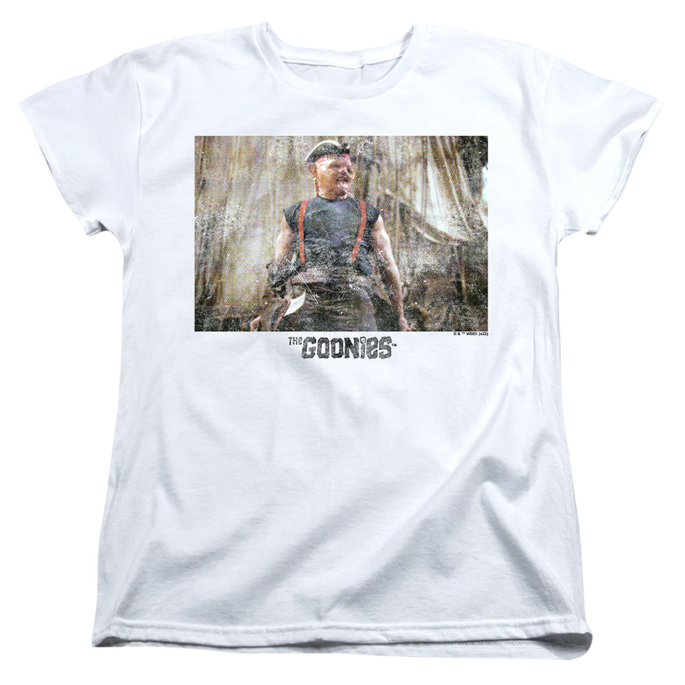 THE GOONIES : SLOTH 2 WOMENS SHORT SLEEVE White 2X