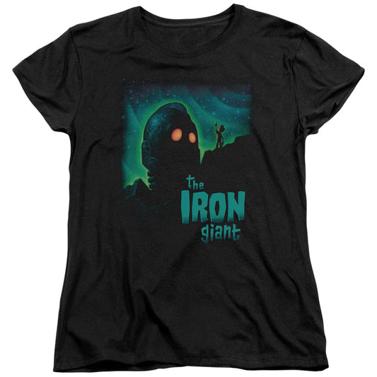 IRON GIANT : LOOK TO THE STARS S\S WOMENS TEE BLACK 2X