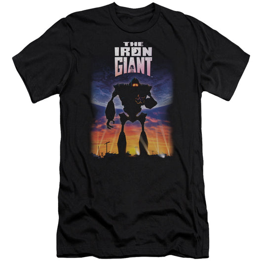 IRON GIANT : POSTER PREMIUM CANVAS ADULT SLIM FIT 30\1 BLACK 2X