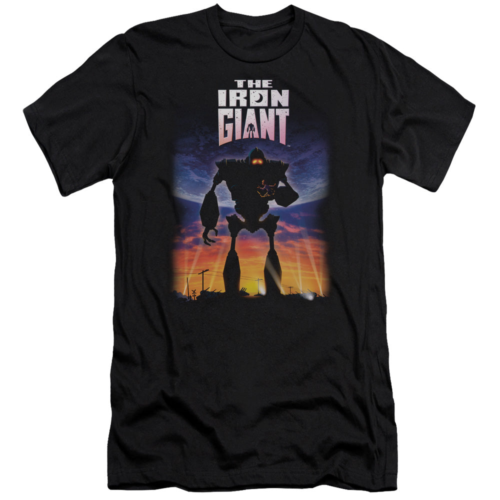 IRON GIANT : POSTER PREMIUM CANVAS ADULT SLIM FIT 30\1 BLACK XL