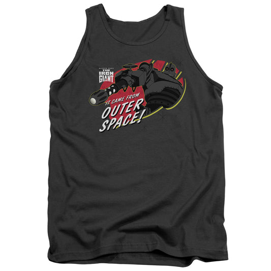 IRON GIANT : OUTER SPACE ADULT TANK CHARCOAL MD