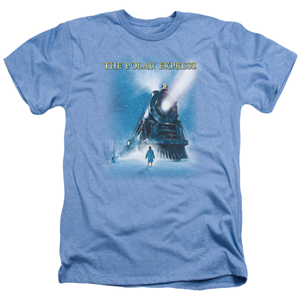 POLAR EXPRESS : BIG TRAIN ADULT HEATHER Light Blue SM