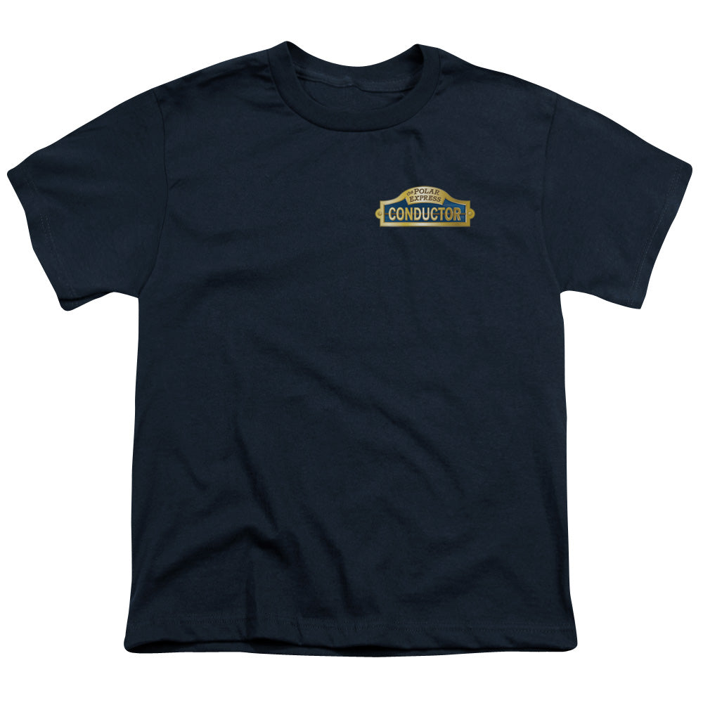 POLAR EXPRESS : CONDUCTOR S\S YOUTH 18\1 Navy XL