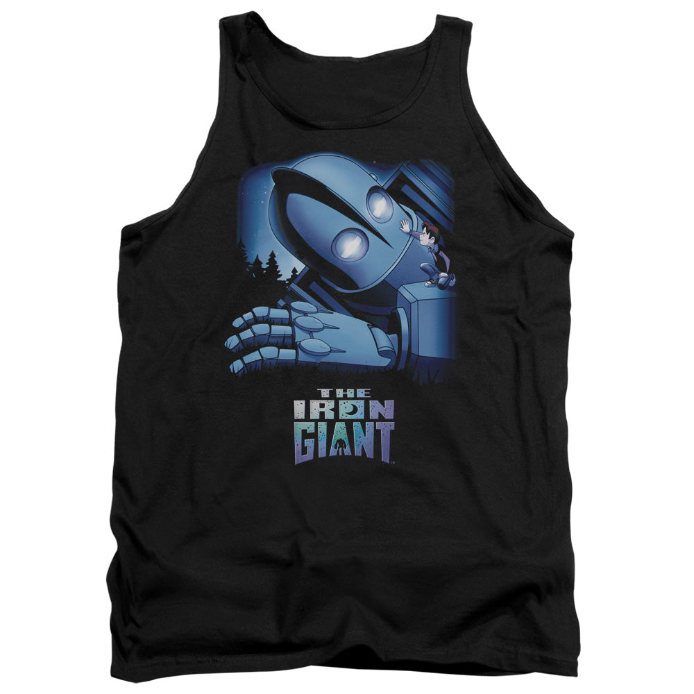 IRON GIANT : GIANT AND HOGARTH ADULT TANK Black 2X