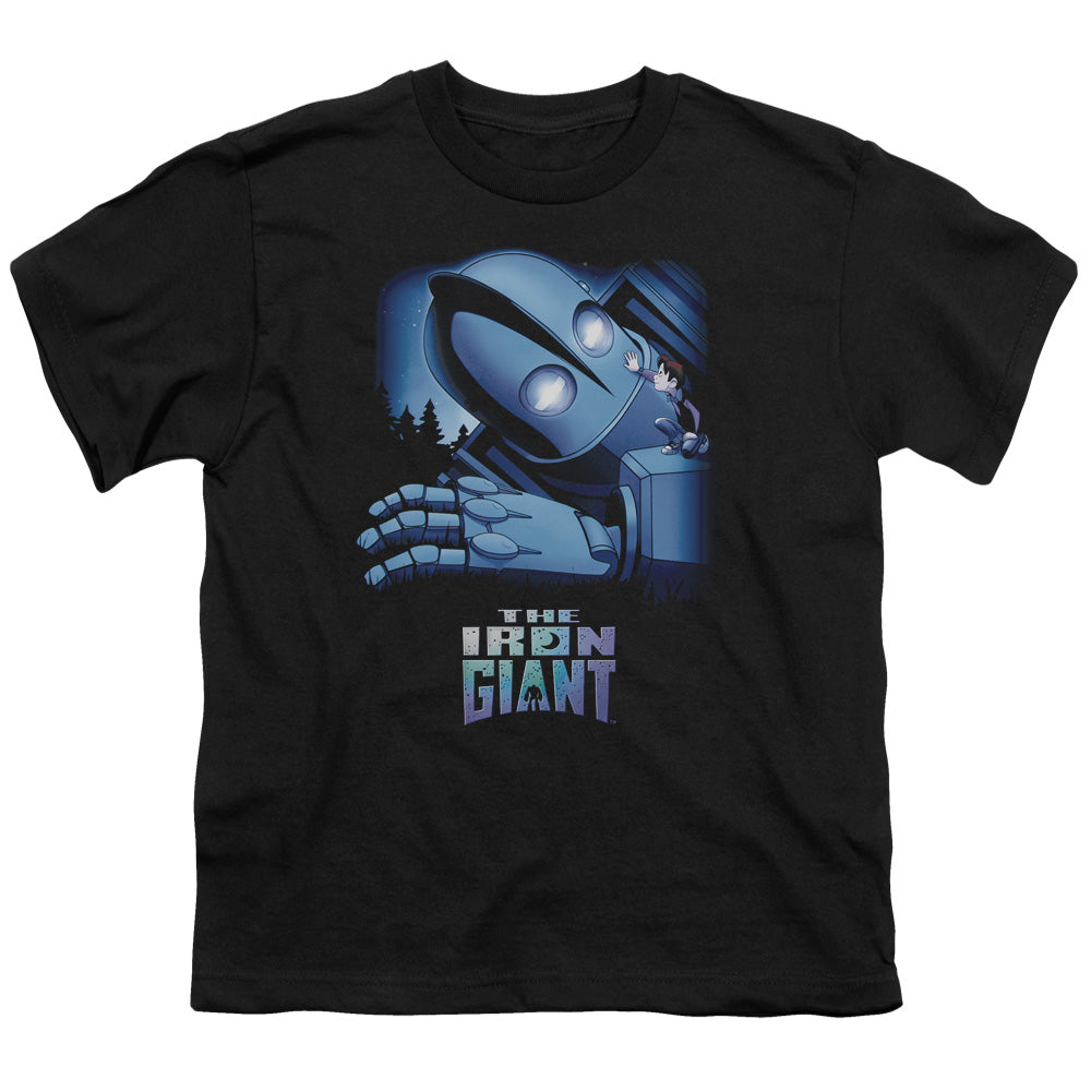 IRON GIANT : GIANT AND HOGARTH S\S YOUTH 18\1 Black LG