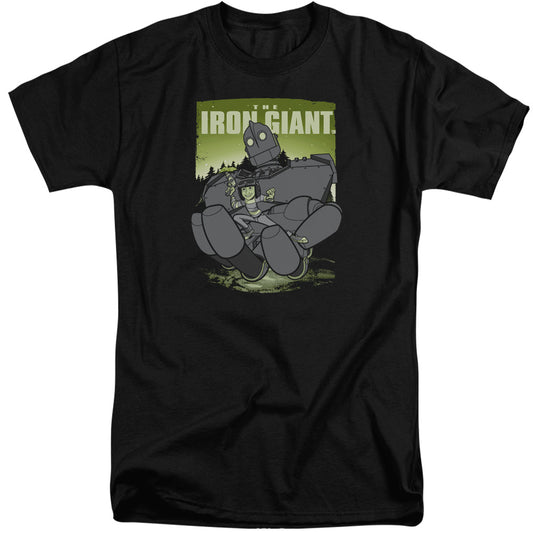 IRON GIANT : HELPING HAND S\S ADULT TALL BLACK 2X