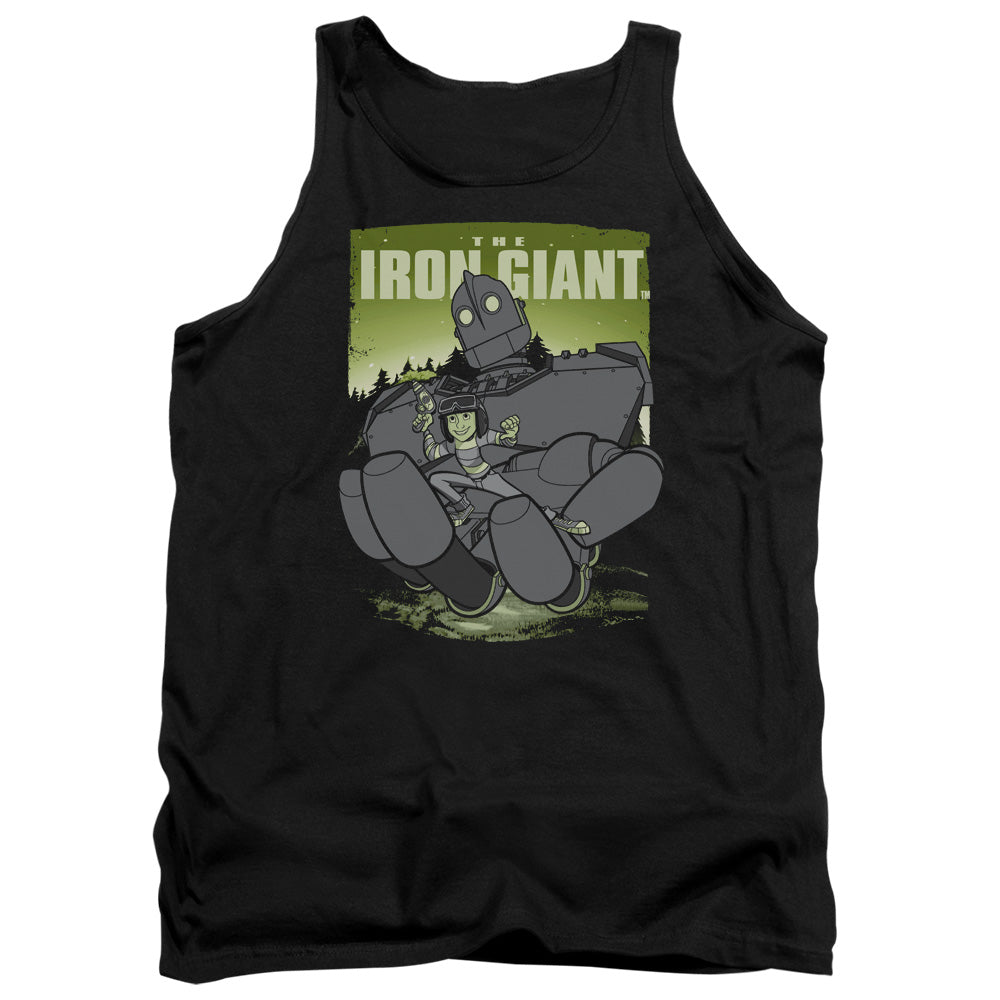 IRON GIANT : HELPING HAND ADULT TANK Black 2X