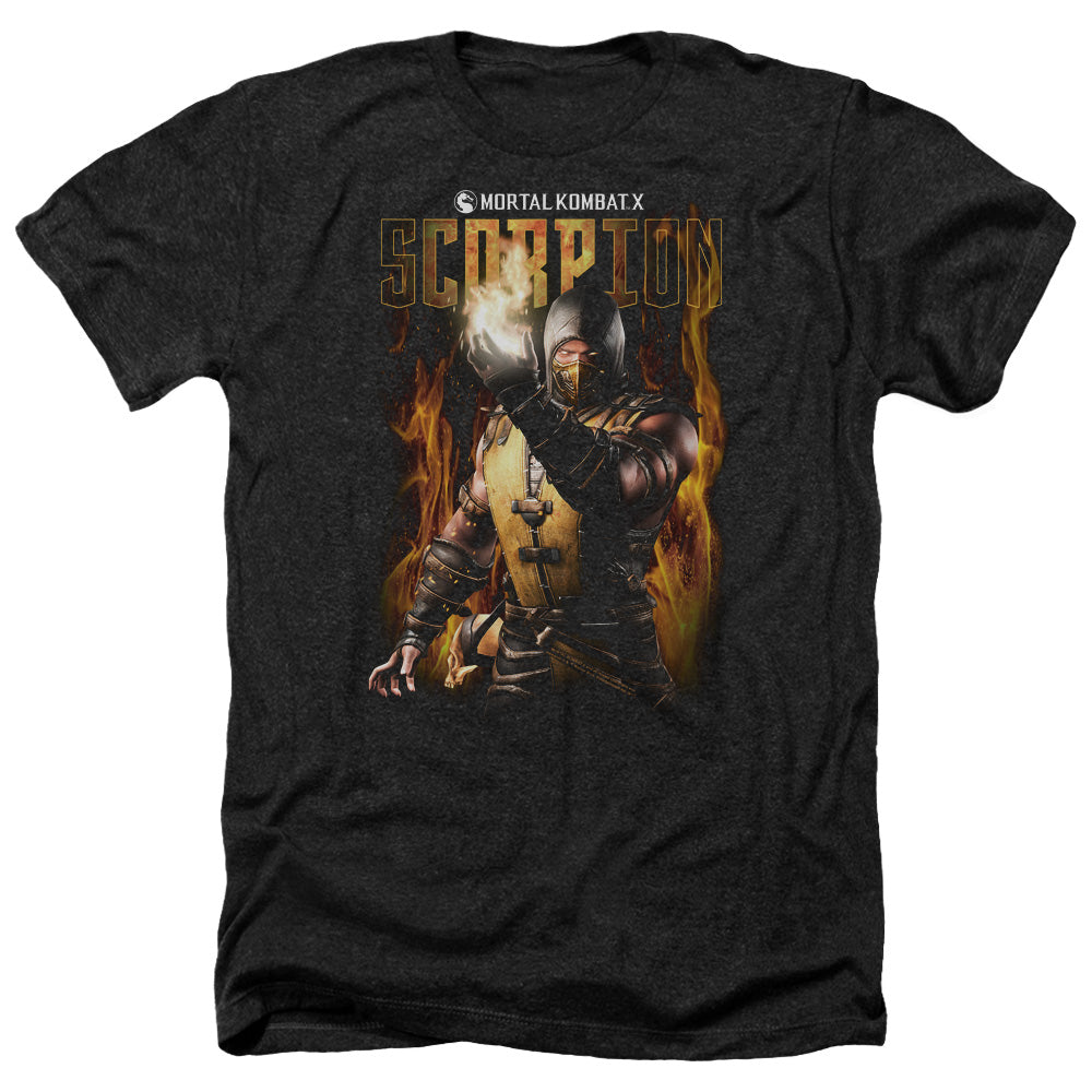 MORTAL KOMBAT : SCORPION ADULT HEATHER Black LG