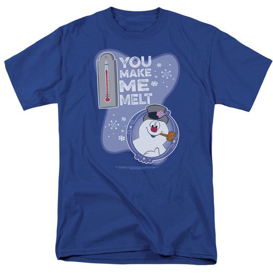 FROSTY THE SNOWMAN : MELT S\S ADULT 18\1 Royal Blue 2X