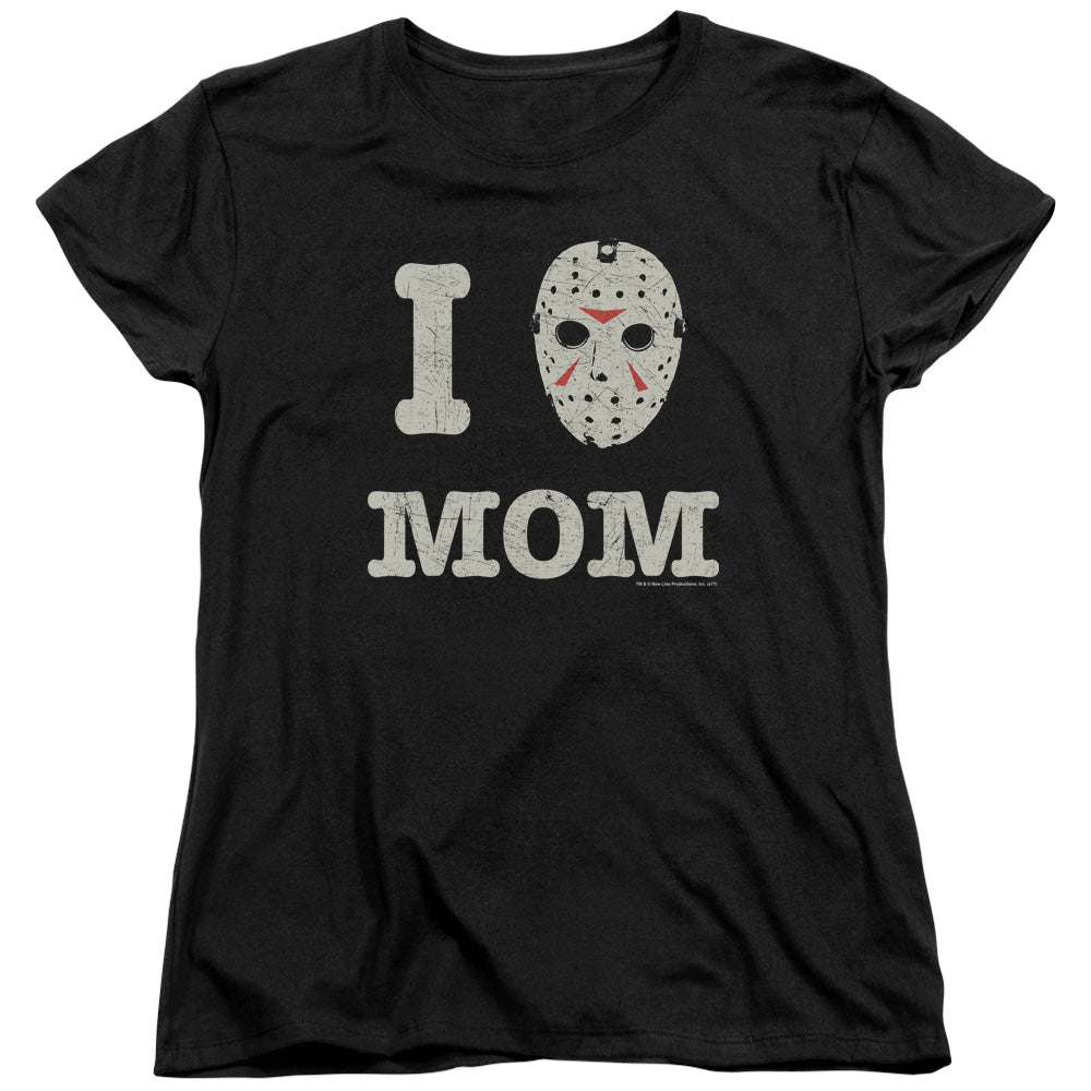 FRIDAY THE 13TH : MOMMA'S BOY WOMENS SHORT SLEEVE Black 2X