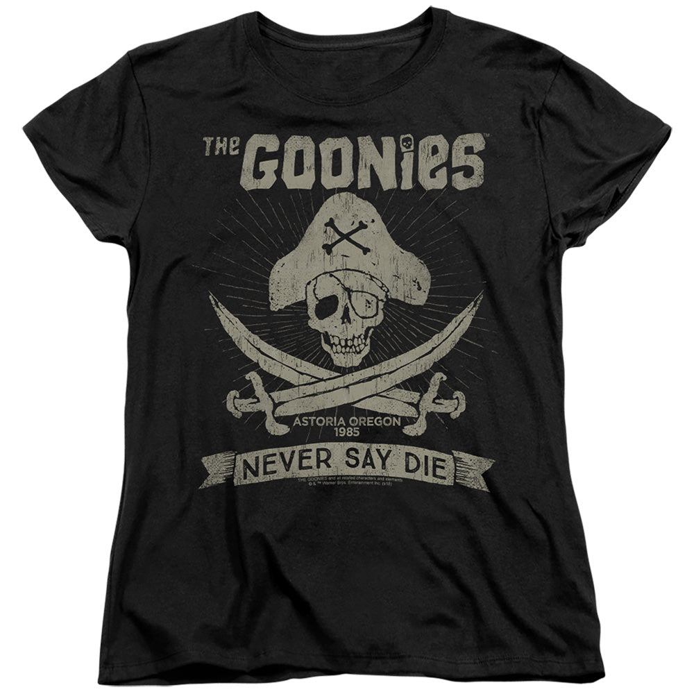 THE GOONIES : NEVER SAY DIE WOMENS SHORT SLEEVE Black 2X