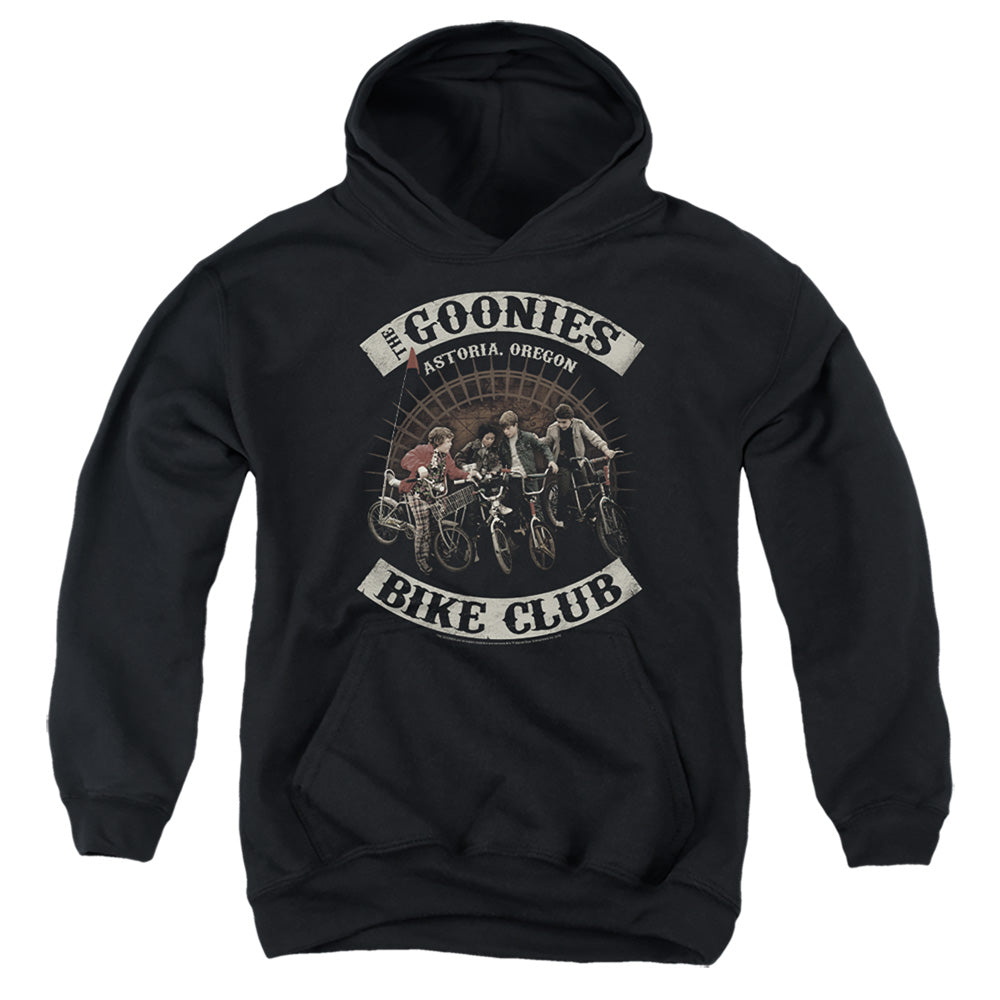 THE GOONIES : BIKE CLUB YOUTH PULL OVER HOODIE Black LG