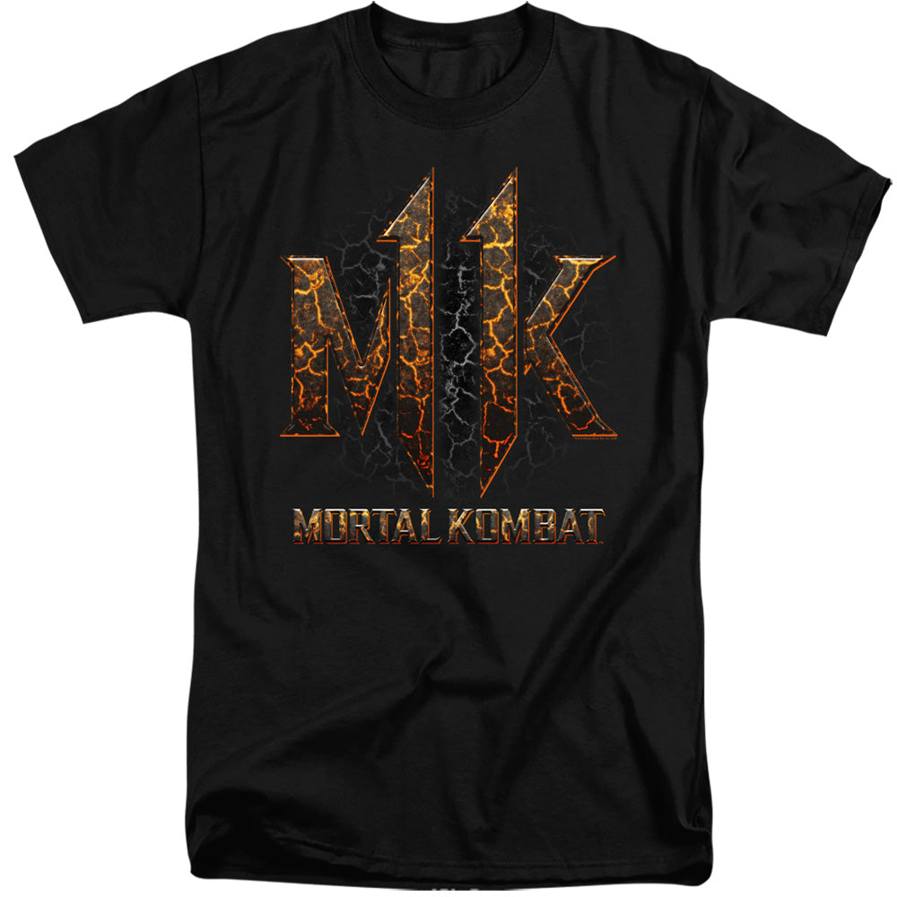 MORTAL KOMBAT 11 : MK11 LAVA ADULT TALL FIT SHORT SLEEVE Black XL