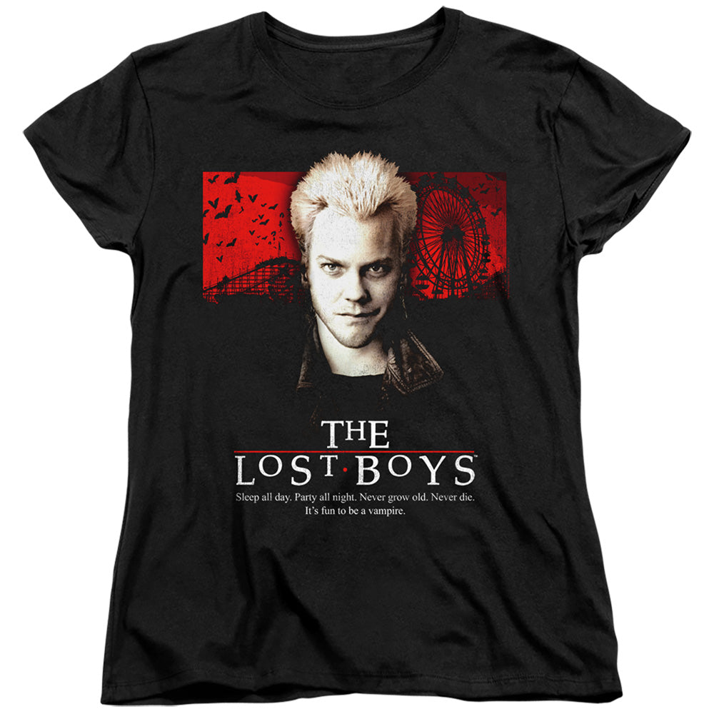 THE LOST BOYS : BE ONE OF US WOMENS SHORT SLEEVE Black XL