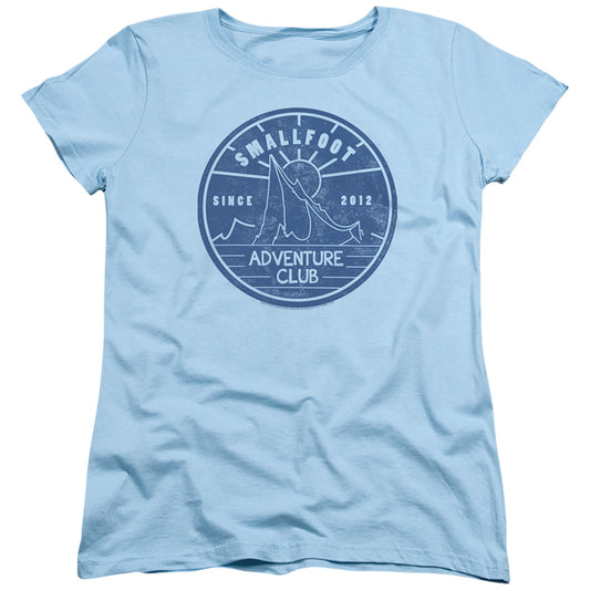 SMALLFOOT : ADVENTURE CLUB WOMENS SHORT SLEEVE Light Blue MD