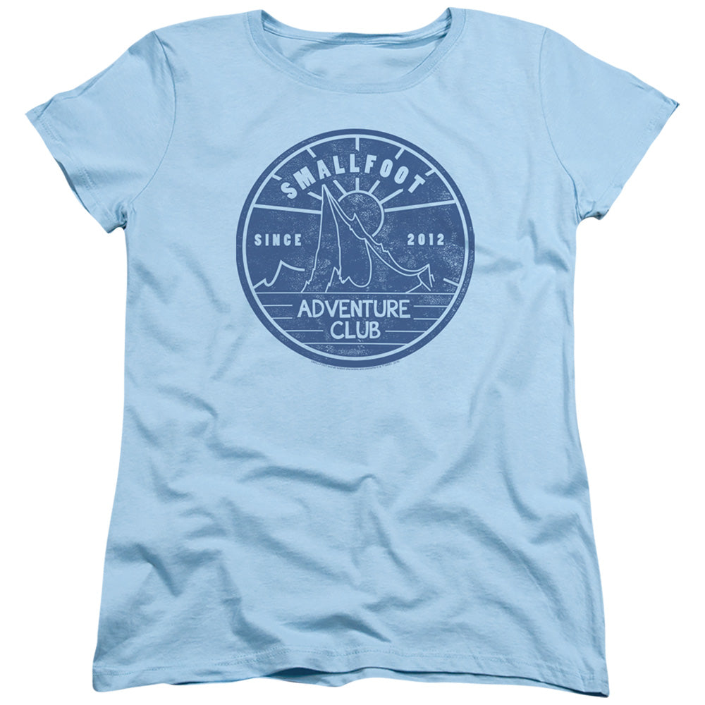 SMALLFOOT : ADVENTURE CLUB WOMENS SHORT SLEEVE Light Blue LG