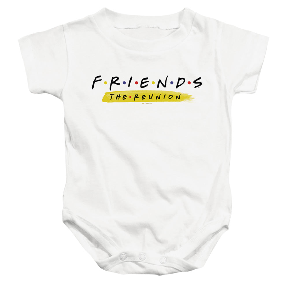 FRIENDS : REUNION LOGO INFANT SNAPSUIT White LG (18 Mo)