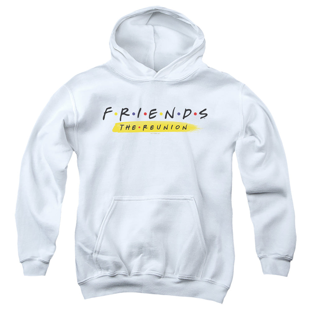 FRIENDS : REUNION LOGO YOUTH PULL OVER HOODIE White XL