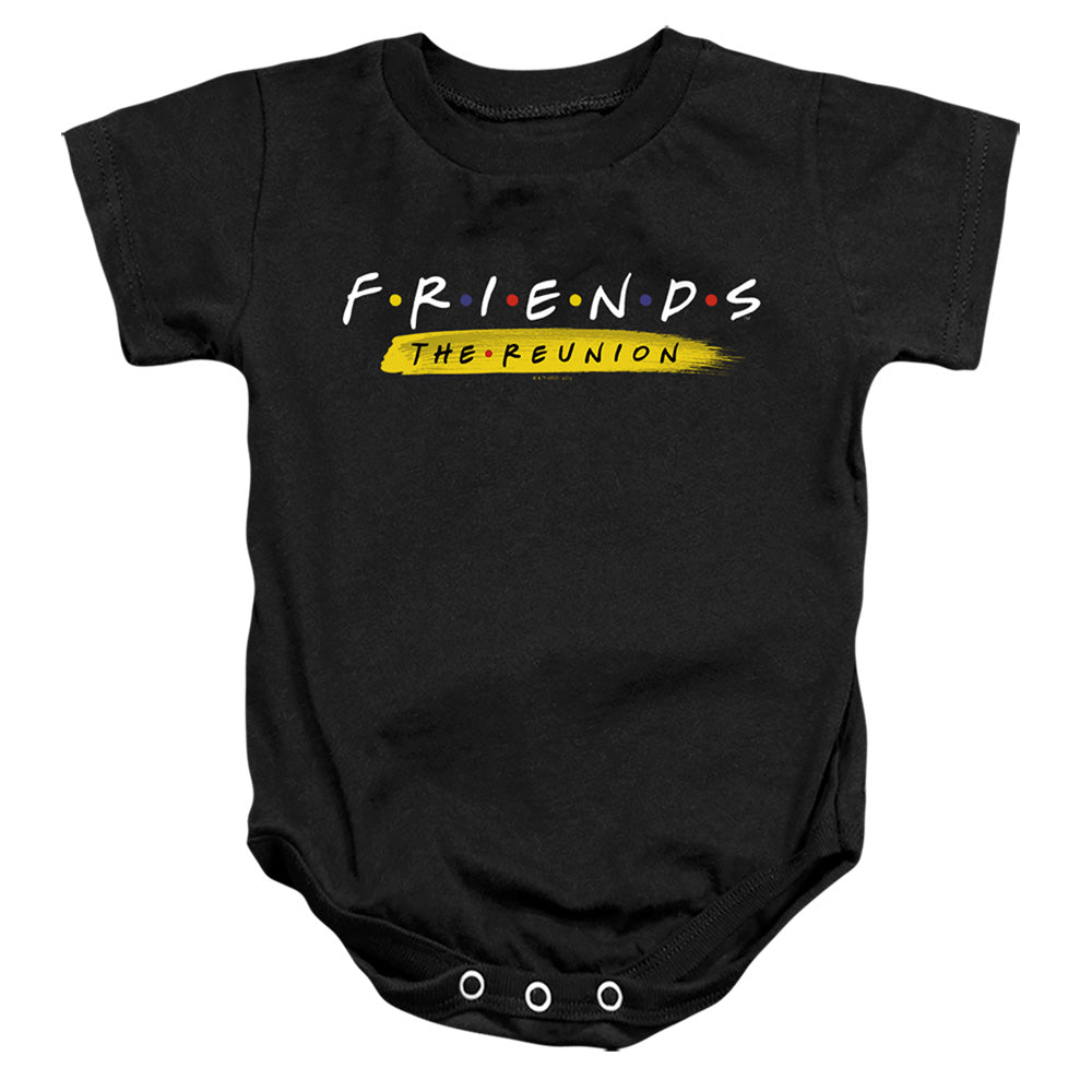 FRIENDS : REUNION LOGO INFANT SNAPSUIT Black LG (18 Mo)