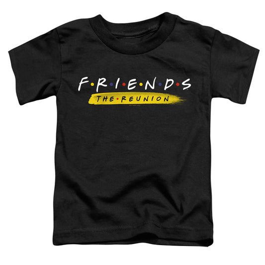 FRIENDS : REUNION LOGO S\S TODDLER TEE Black LG (4T)