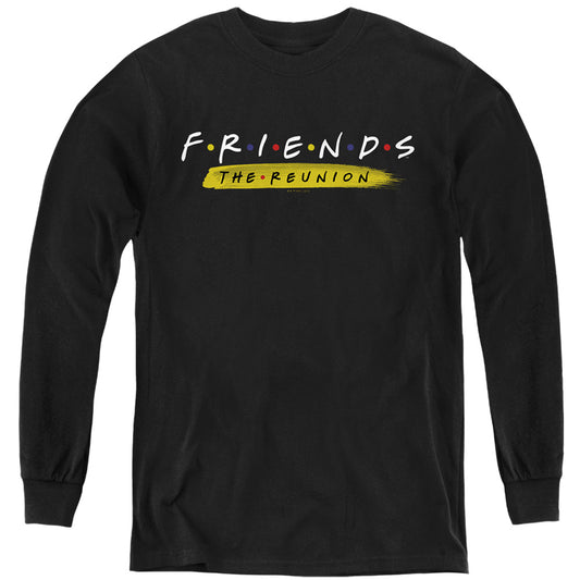 FRIENDS : REUNION LOGO L\S YOUTH Black LG