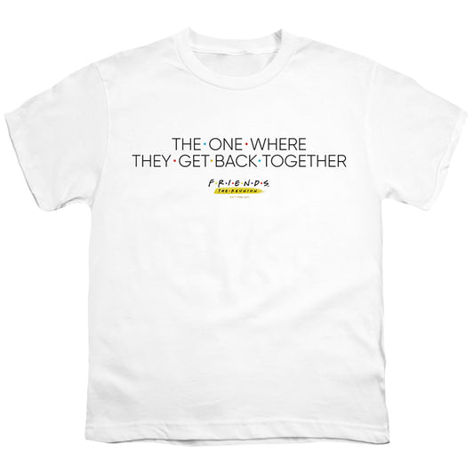 FRIENDS : THE ONE WITH REUNION S\S YOUTH 18\1 White XL