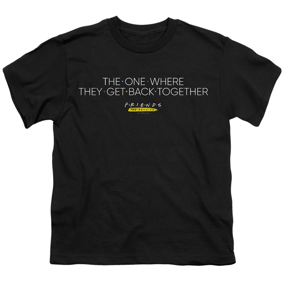 FRIENDS : THE ONE WITH REUNION S\S YOUTH 18\1 Black XL