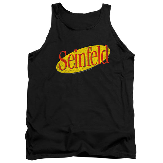 SEINFELD : SEINFELD LOGO ADULT TANK Black SM