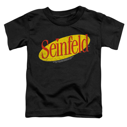 SEINFELD : SEINFELD LOGO S\S TODDLER TEE Black LG (4T)