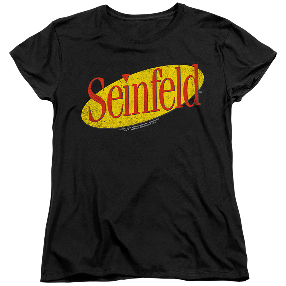 SEINFELD : SEINFELD LOGO WOMENS SHORT SLEEVE Black 2X