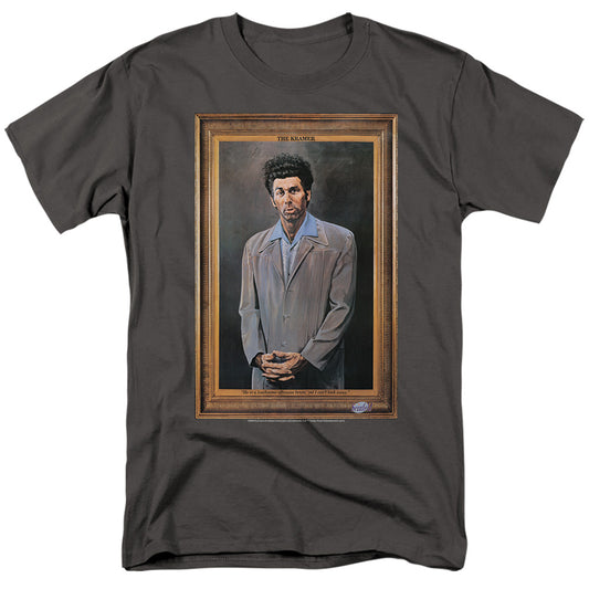 SEINFELD : KRAMER PORTRAIT S\S ADULT 18\1 Charcoal LG