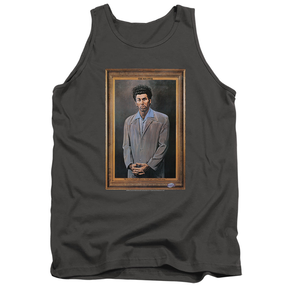 SEINFELD : KRAMER PORTRAIT ADULT TANK Charcoal XL