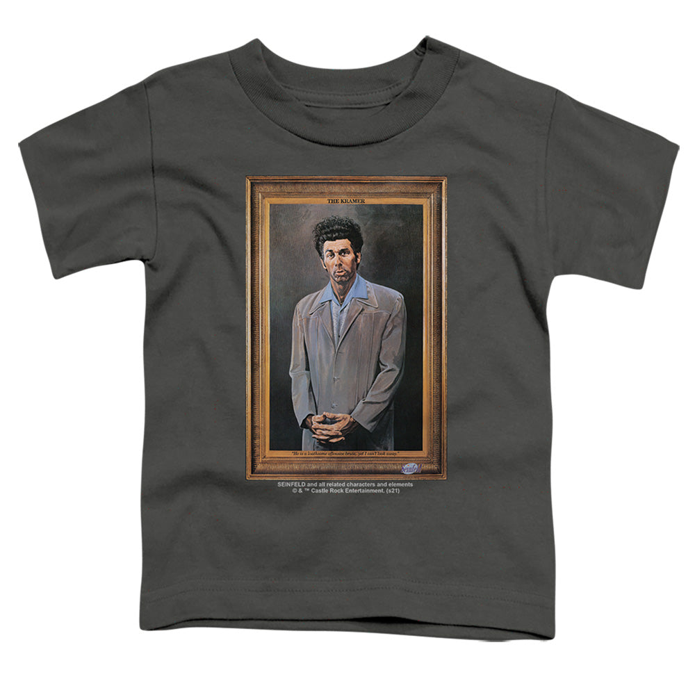 SEINFELD : KRAMER PORTRAIT S\S TODDLER TEE Charcoal MD (3T)