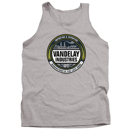 SEINFELD : VENDELAY LOGO ADULT TANK Athletic Heather MD