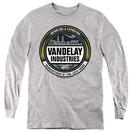 SEINFELD : VENDELAY LOGO L\S YOUTH Athletic Heather MD