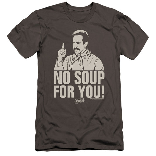 SEINFELD : NO SOUP  PREMIUM CANVAS ADULT SLIM FIT 30\1 Charcoal XL